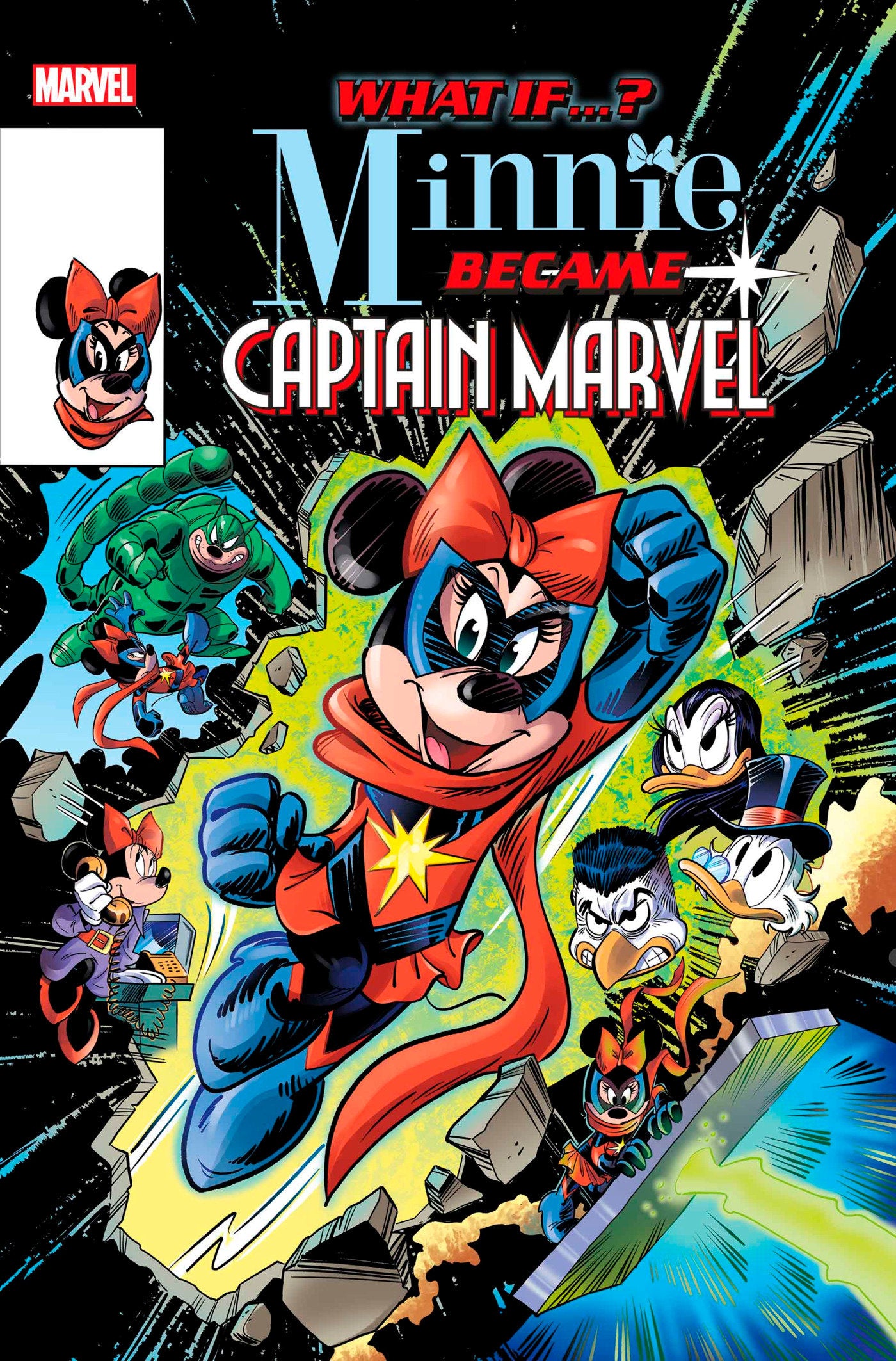 Marvel & Disney: What If...? Minnie Became Captain Marvel #1 | Dragon's Lair Comics and Fantasy Houston TX