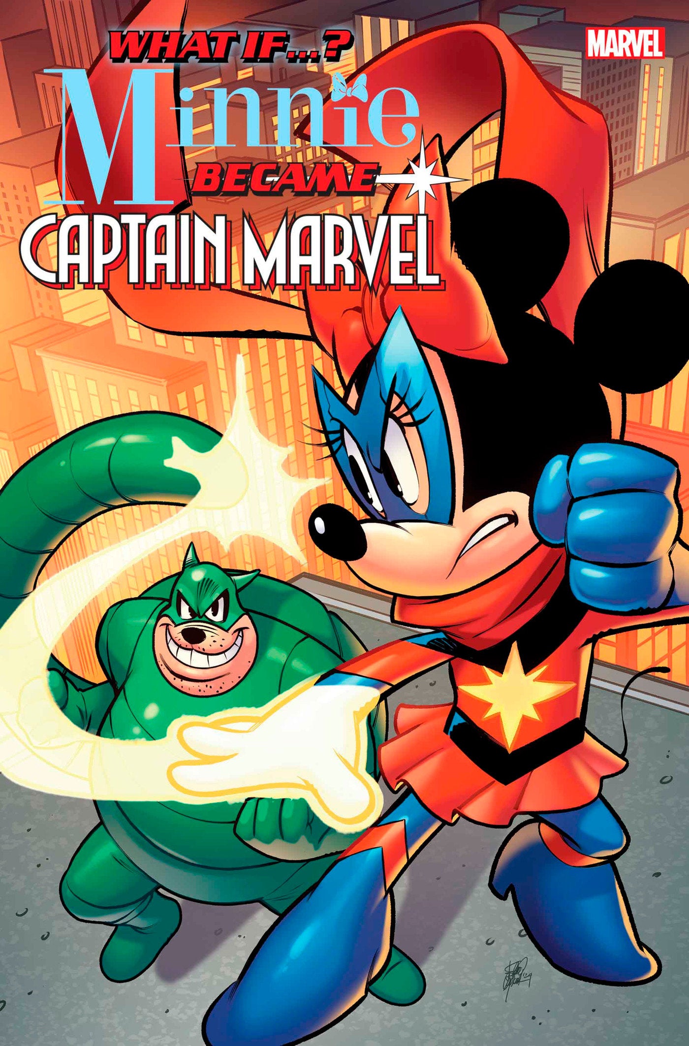 Marvel & Disney: What If...? Minnie Became Captain Marvel #1 Elena Casagrande Variant | Dragon's Lair Comics and Fantasy Houston TX