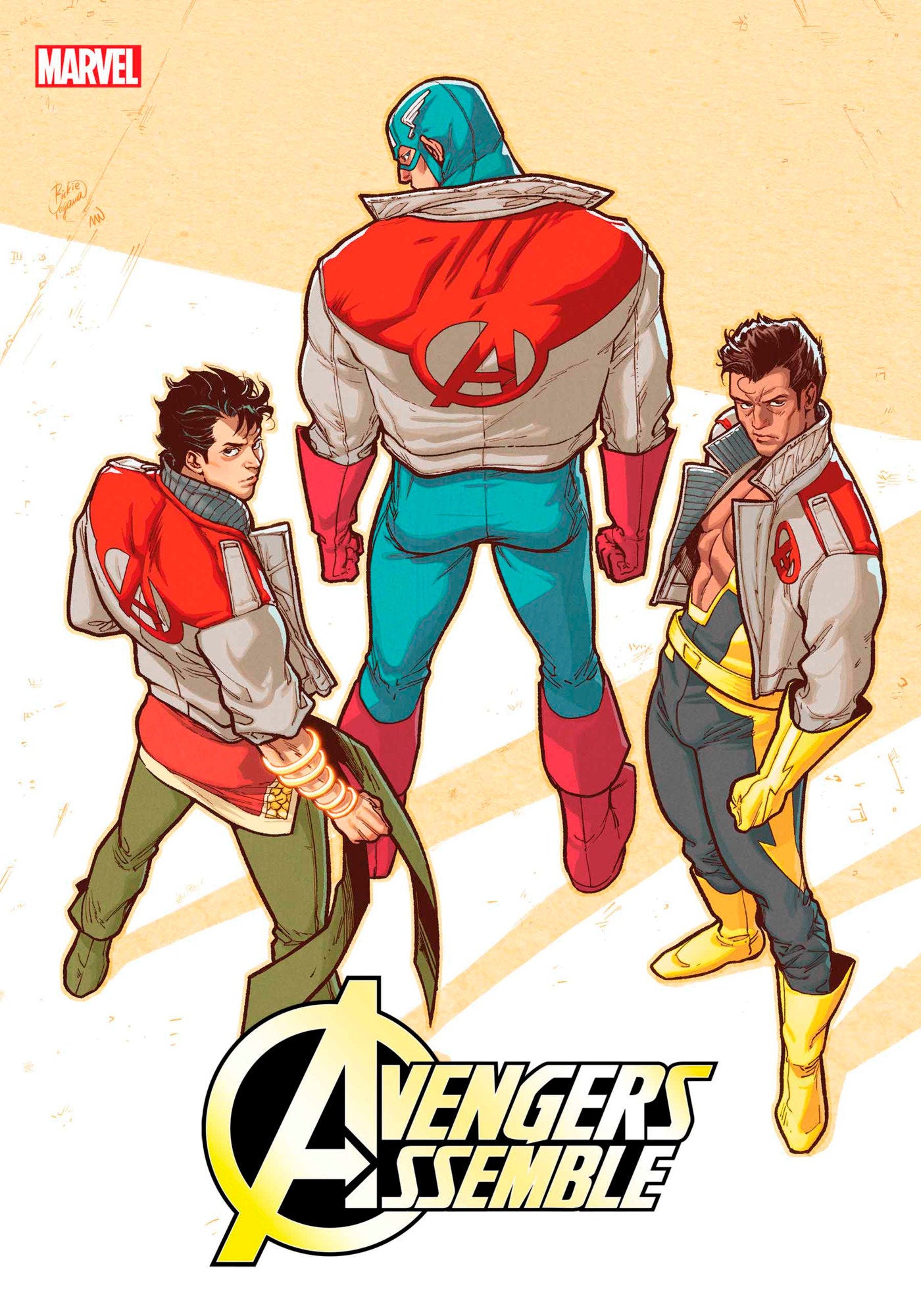 Avengers Assemble #4 Rickie Yagawa Avengers Jacket Variant | Dragon's Lair Comics and Fantasy Houston TX