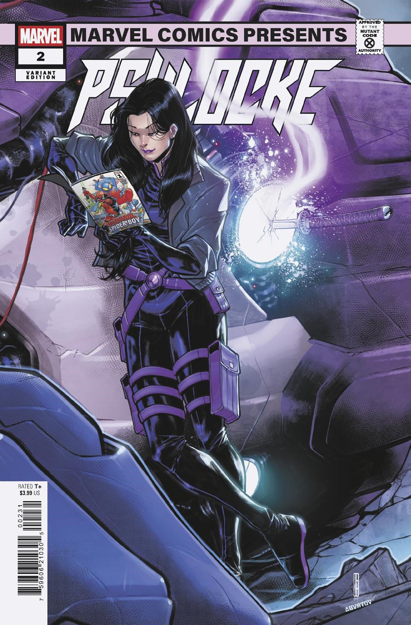 Psylocke #2 David Baldeon Marvel Comics Presents Variant | Dragon's Lair Comics and Fantasy Houston TX