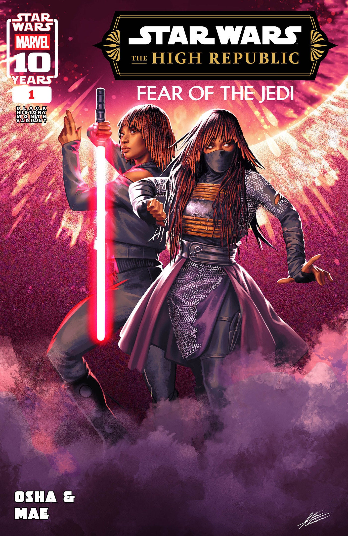 Star Wars: The High Republic - Fear Of The Jedi #1 Mateus Manhanini Black History Month Variant | Dragon's Lair Comics and Fantasy Houston TX