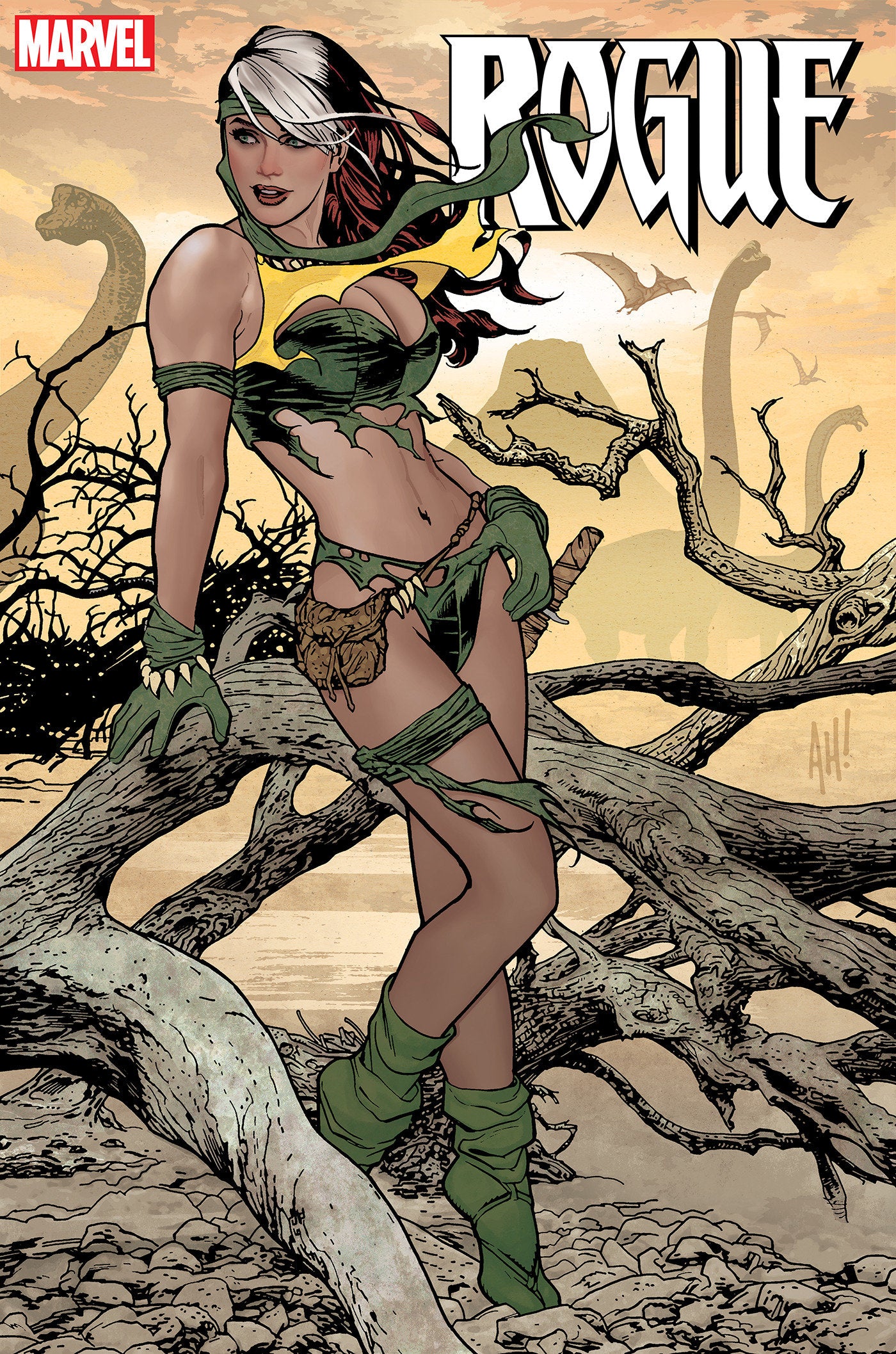 Rogue: The Savage Land #1 Adam Hughes Foil Variant | Dragon's Lair Comics and Fantasy Houston TX