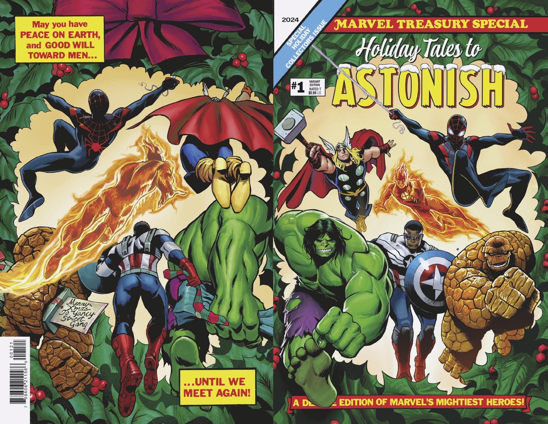 Marvel Holiday Tales To Astonish #1 Lee Garbett Wraparound Homage Variant | Dragon's Lair Comics and Fantasy Houston TX