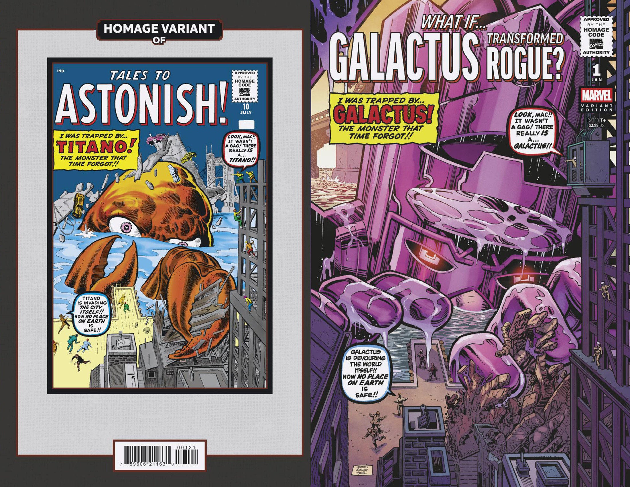 What If...? Galactus: Galactus Transformed Rogue? #1 Dan Jurgens Sci-Fi Homage V Ariant | Dragon's Lair Comics and Fantasy Houston TX