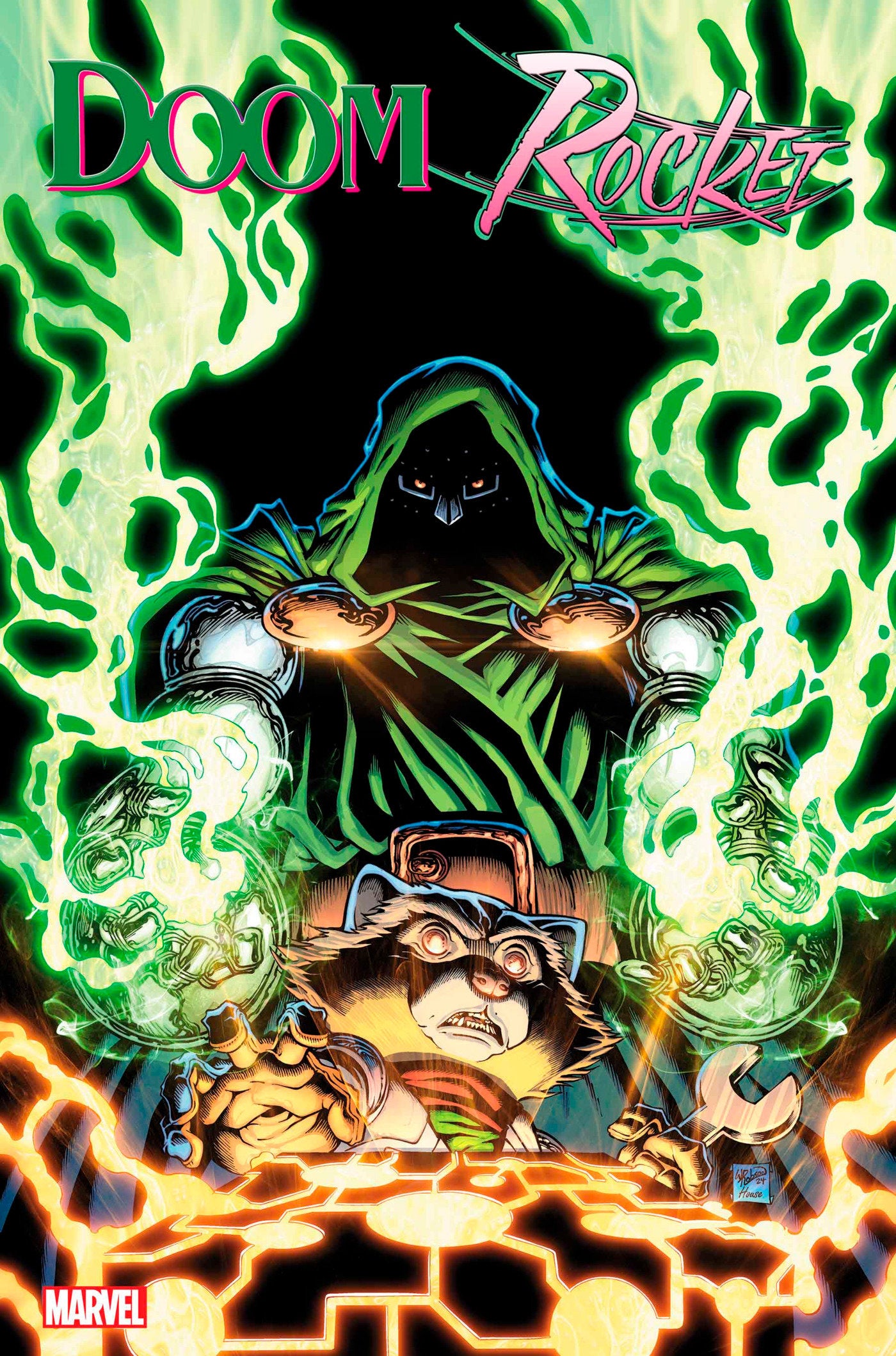 Doctor Doom & Rocket Raccoon #1 Will Robson Variant | Dragon's Lair Comics and Fantasy Houston TX