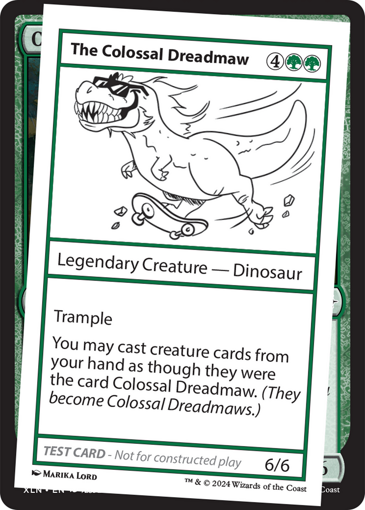 The Colossal Dreadmaw [Mystery Booster 2 Playtest Cards] | Dragon's Lair Comics and Fantasy Houston TX