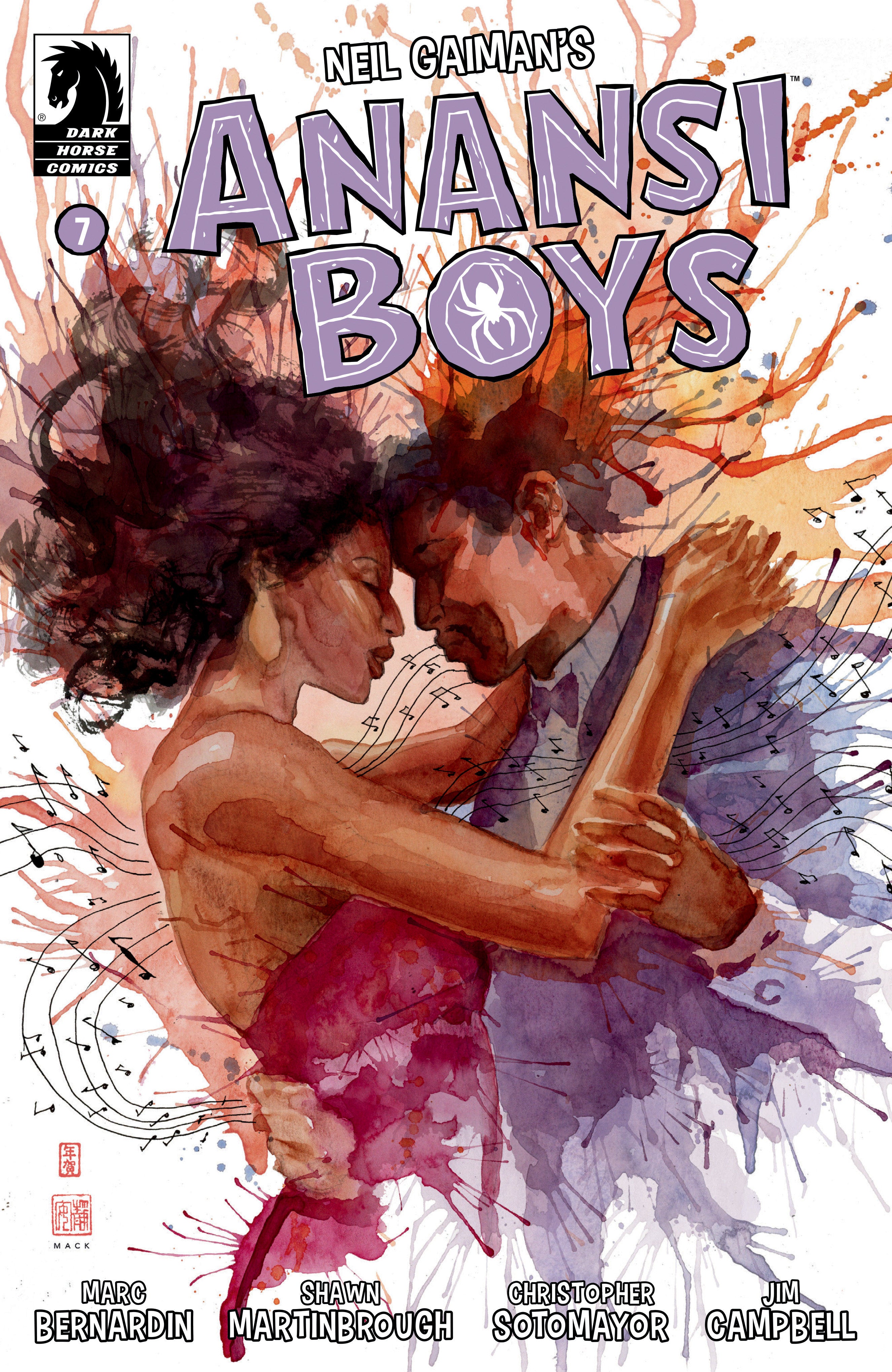 Anansi Boys I #7 (Cover A) (David Mack) | Dragon's Lair Comics and Fantasy Houston TX