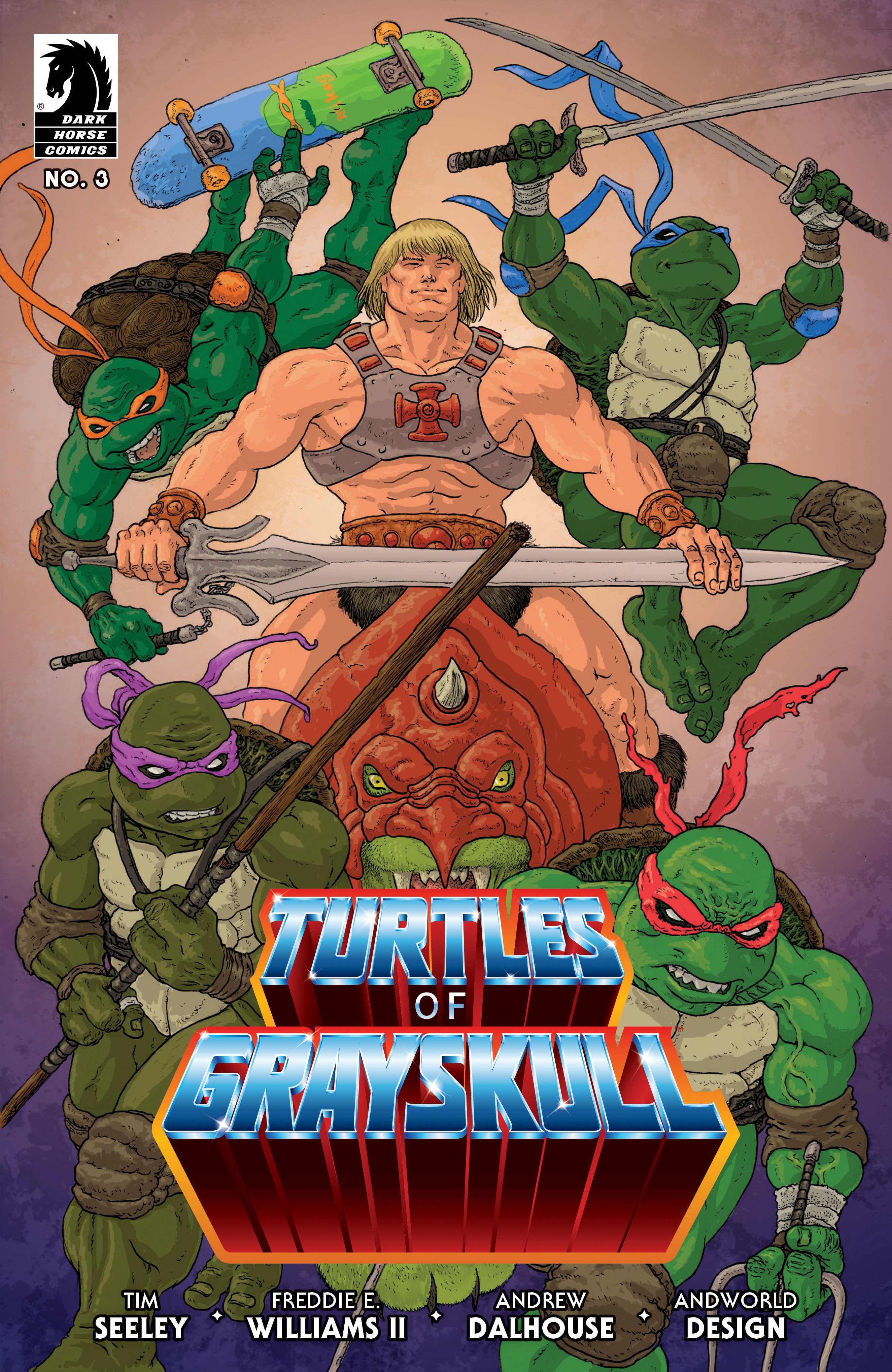 Masters Of The Universe/Teenage Mutant Ninja Turtles: Turtles Of Grayskull #3 (Cover C) (Ramon Villalobos) | Dragon's Lair Comics and Fantasy Houston TX