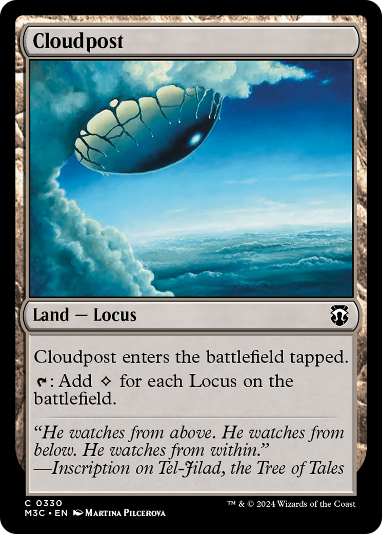 Cloudpost (Ripple Foil) [Modern Horizons 3 Commander] | Dragon's Lair Comics and Fantasy Houston TX