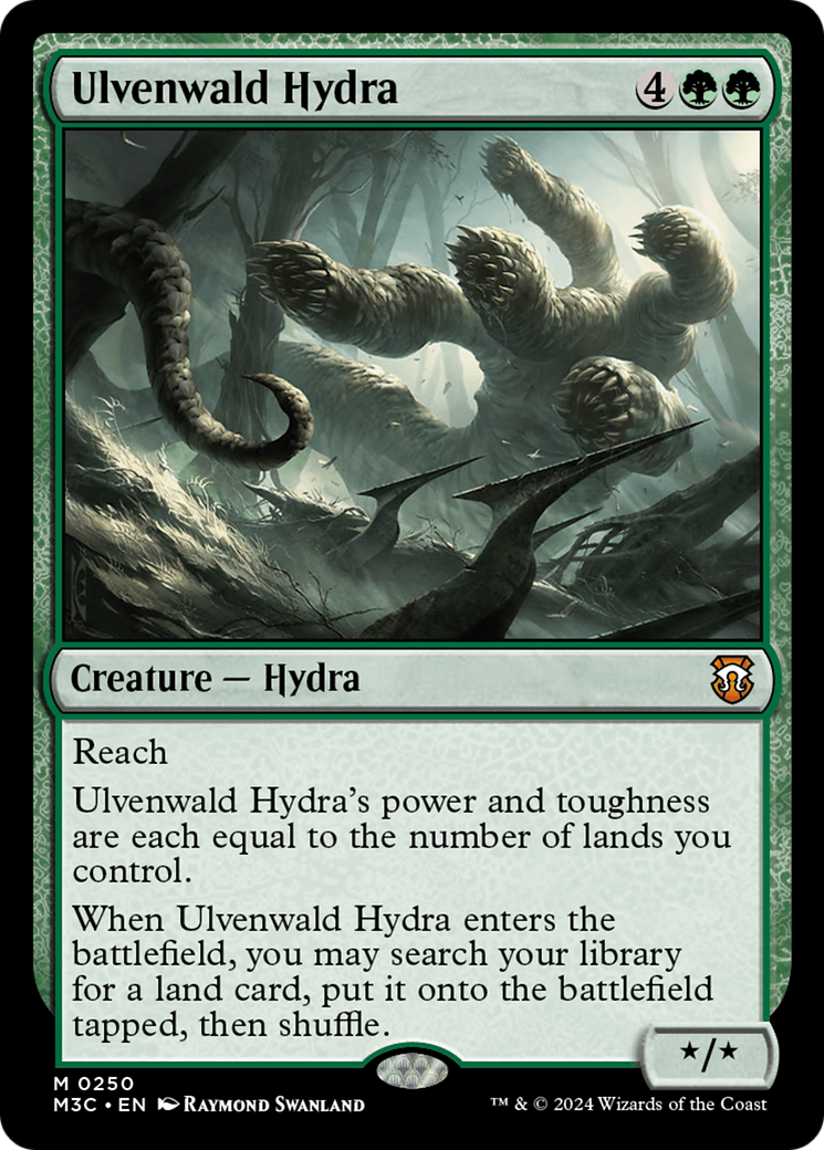 Ulvenwald Hydra (Ripple Foil) [Modern Horizons 3 Commander] | Dragon's Lair Comics and Fantasy Houston TX