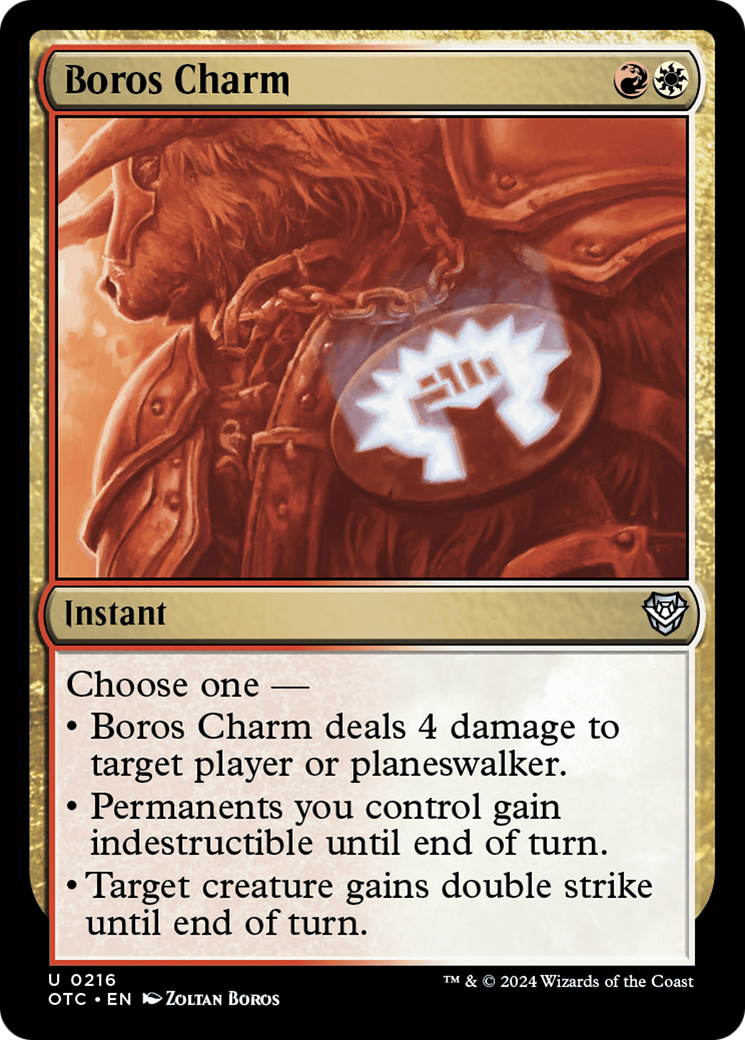 Boros Charm [Outlaws of Thunder Junction Commander] | Dragon's Lair Comics and Fantasy Houston TX