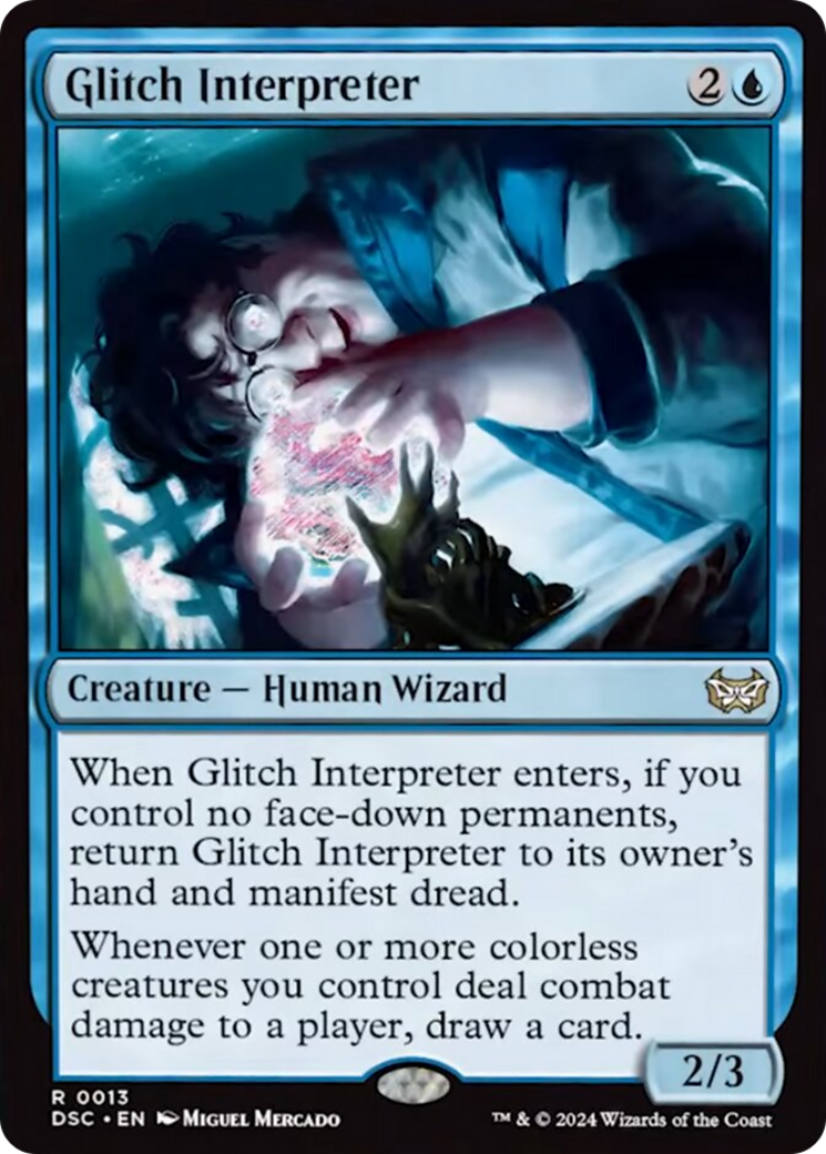 Glitch Interpreter [Duskmourn: House of Horror Commander] | Dragon's Lair Comics and Fantasy Houston TX