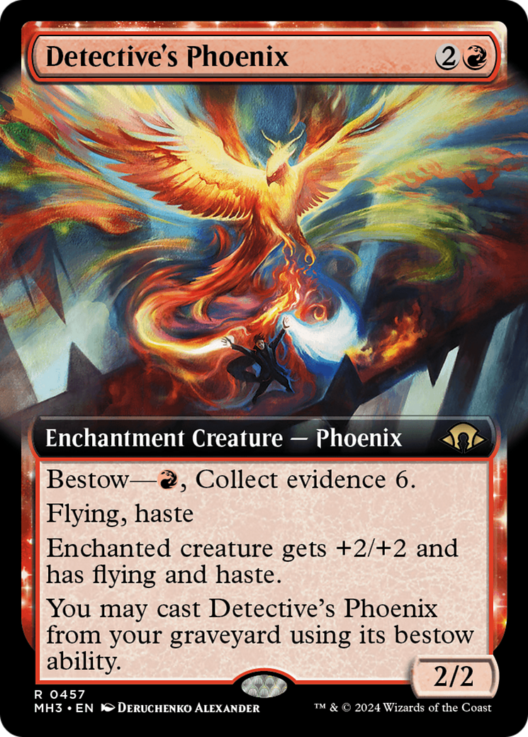 Detective's Phoenix (Extended Art) [Modern Horizons 3] | Dragon's Lair Comics and Fantasy Houston TX