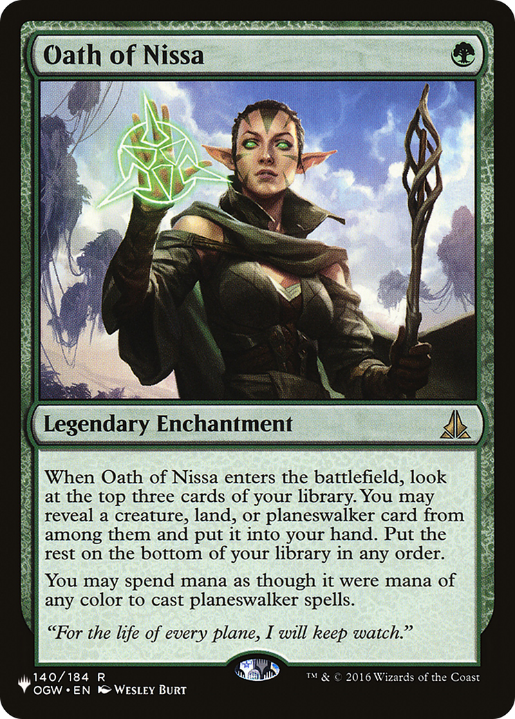 Oath of Nissa [The List Reprints] | Dragon's Lair Comics and Fantasy Houston TX