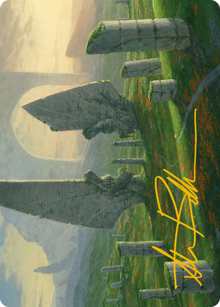 Monumental Henge Art Card (Gold-Stamped Signature) [Modern Horizons 3 Art Series] | Dragon's Lair Comics and Fantasy Houston TX