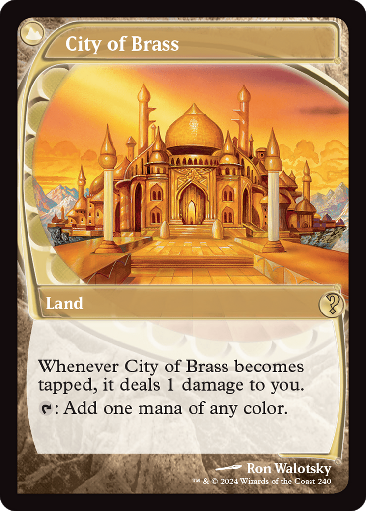 City of Brass (Future Sight) [Mystery Booster 2] | Dragon's Lair Comics and Fantasy Houston TX