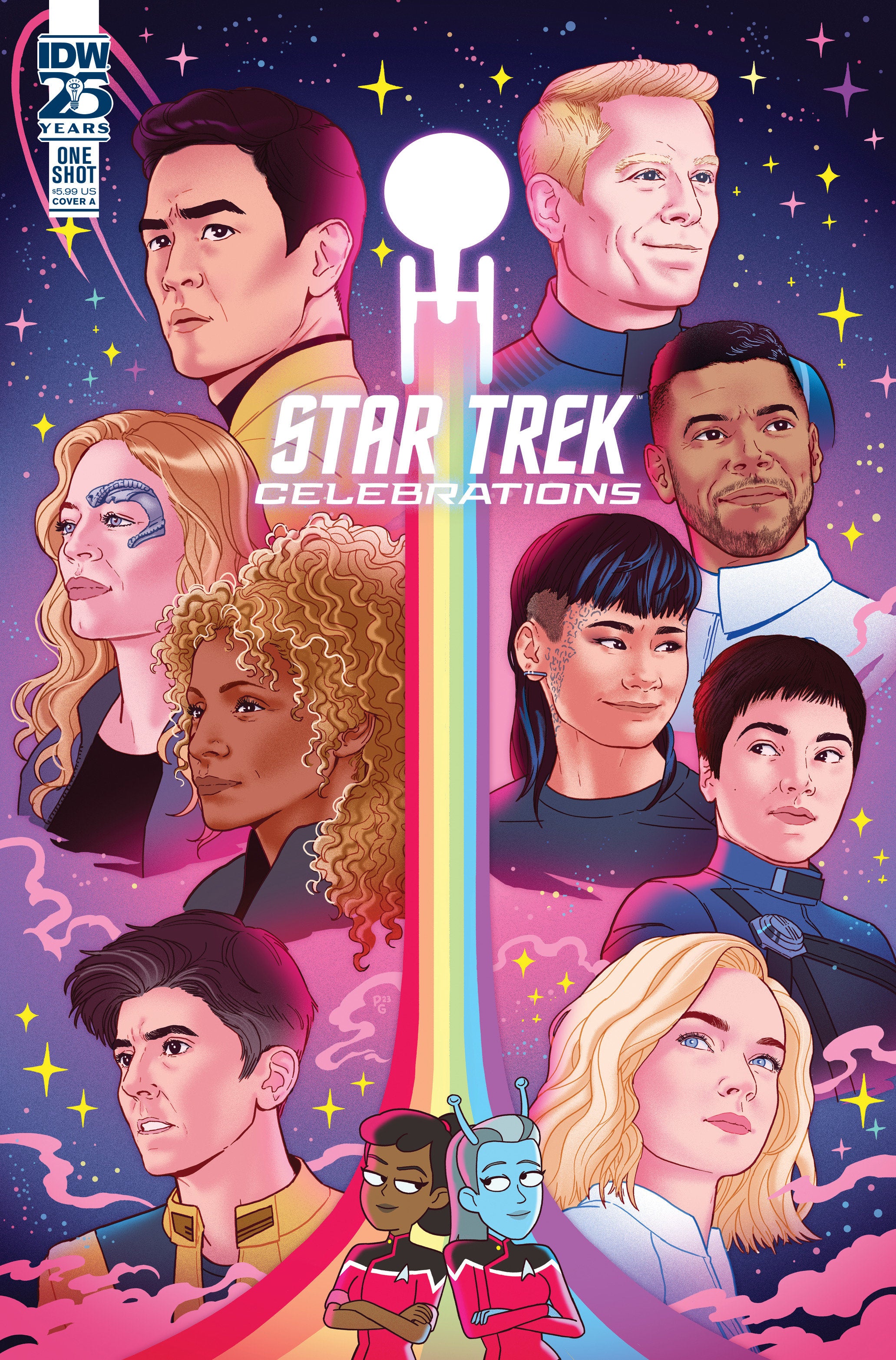 Star Trek: Celebrations Cover A (Ganucheau) | Dragon's Lair Comics and Fantasy Houston TX