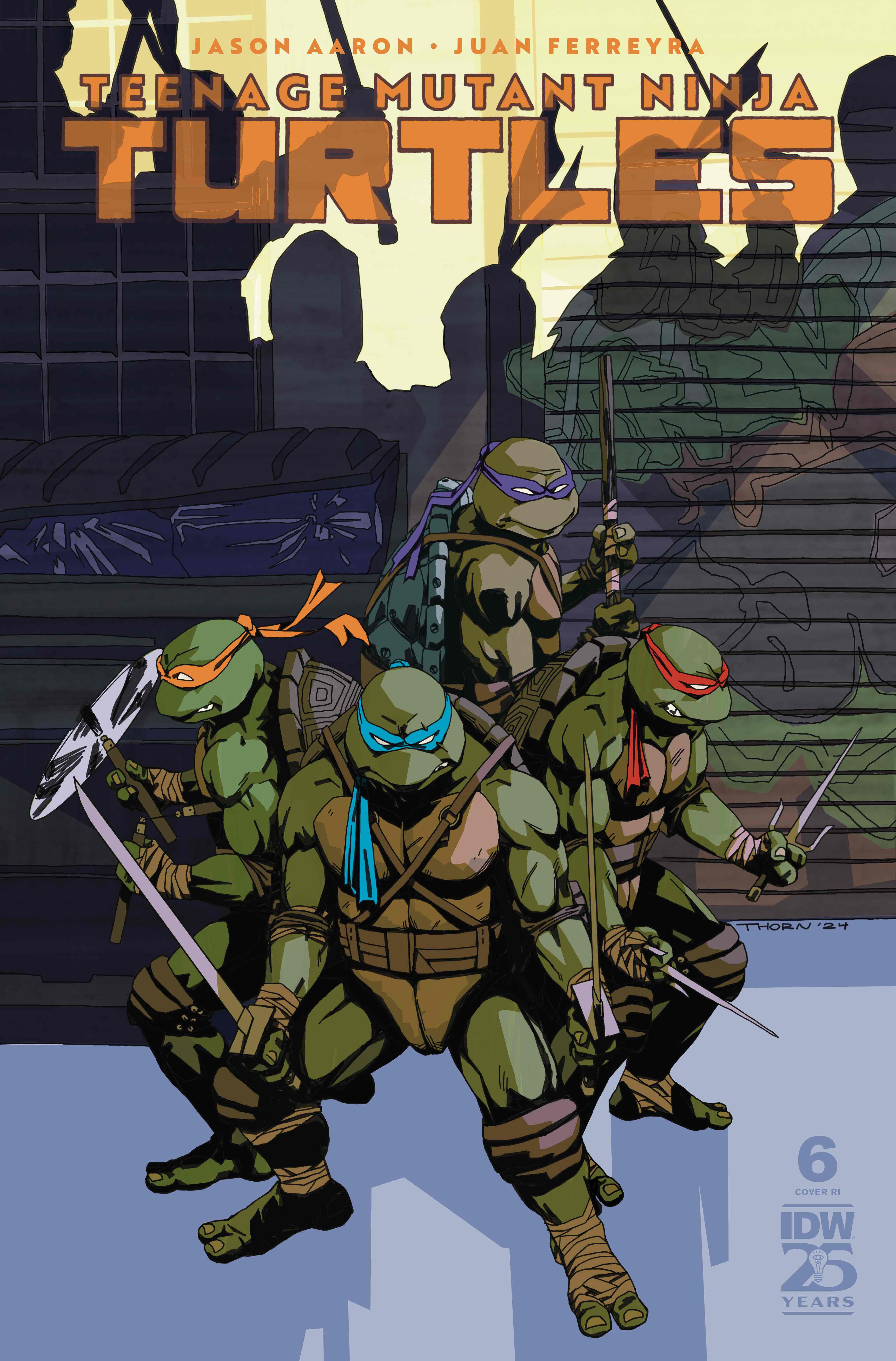 Teenage Mutant Ninja Turtles #6 Variant Ri (10) (Thorn) | Dragon's Lair Comics and Fantasy Houston TX