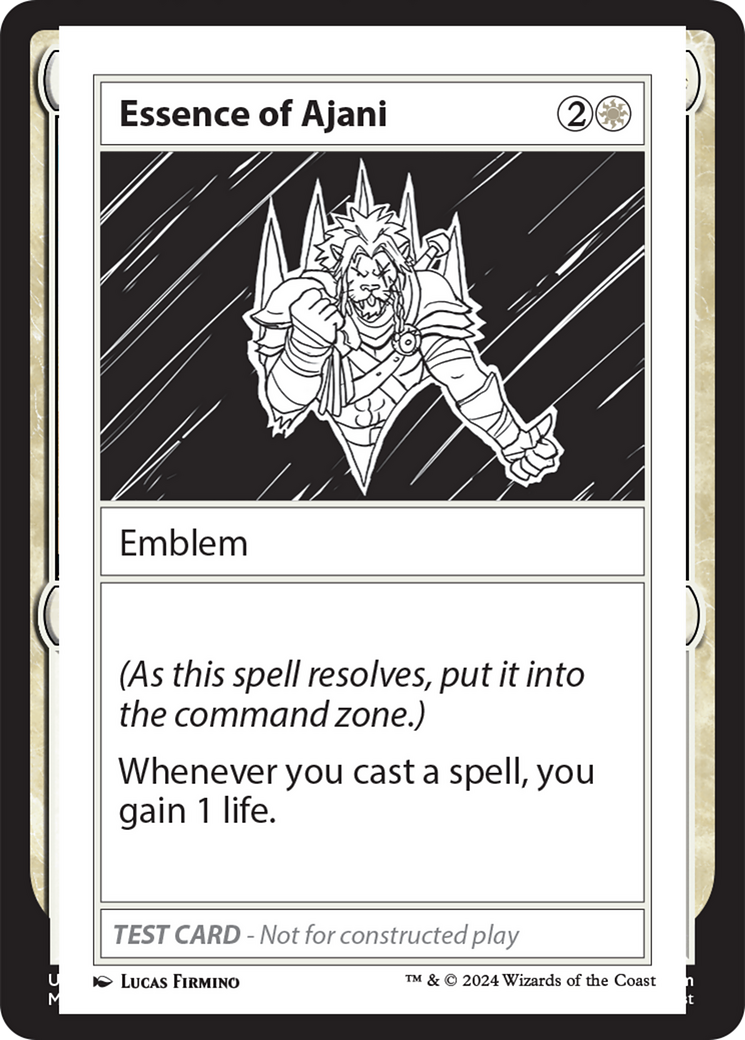 Essence of Ajani [Mystery Booster 2 Playtest Cards] | Dragon's Lair Comics and Fantasy Houston TX