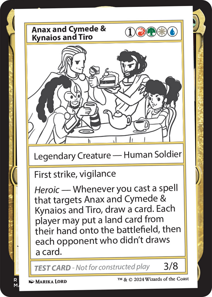 Anax and Cymede & Kynaios and Tiro [Mystery Booster 2 Playtest Cards] | Dragon's Lair Comics and Fantasy Houston TX