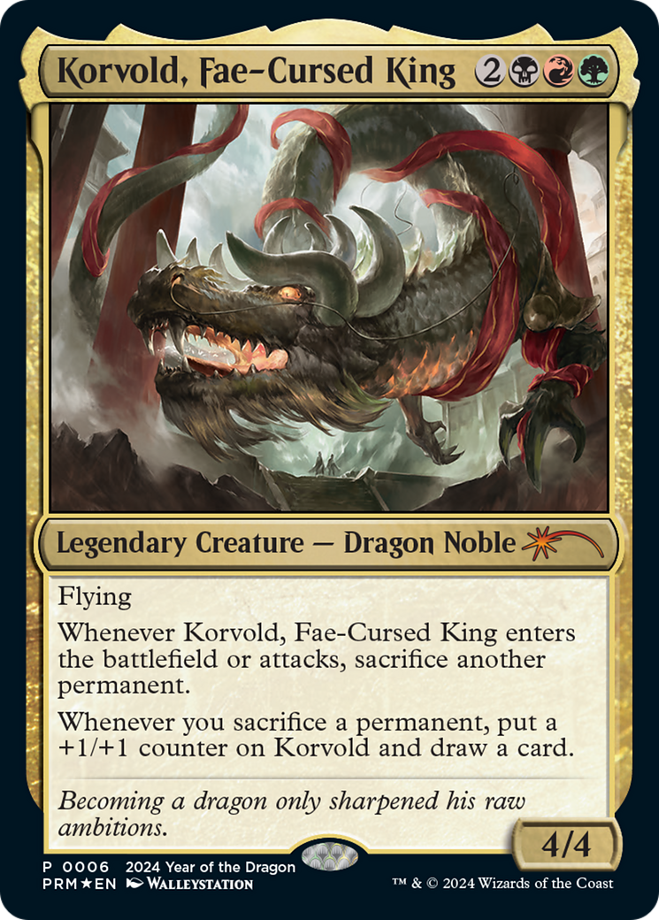 Korvold, Fae-Cursed King (Year of the Dragon 2024) [Standard Showdown Promos] | Dragon's Lair Comics and Fantasy Houston TX