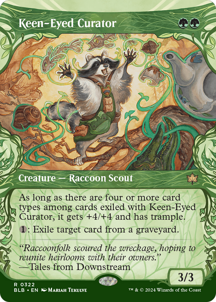 Keen-Eyed Curator (Showcase) [Bloomburrow] | Dragon's Lair Comics and Fantasy Houston TX