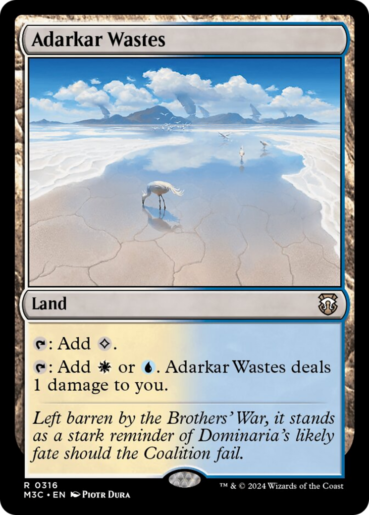 Adarkar Wastes [Modern Horizons 3 Commander] | Dragon's Lair Comics and Fantasy Houston TX