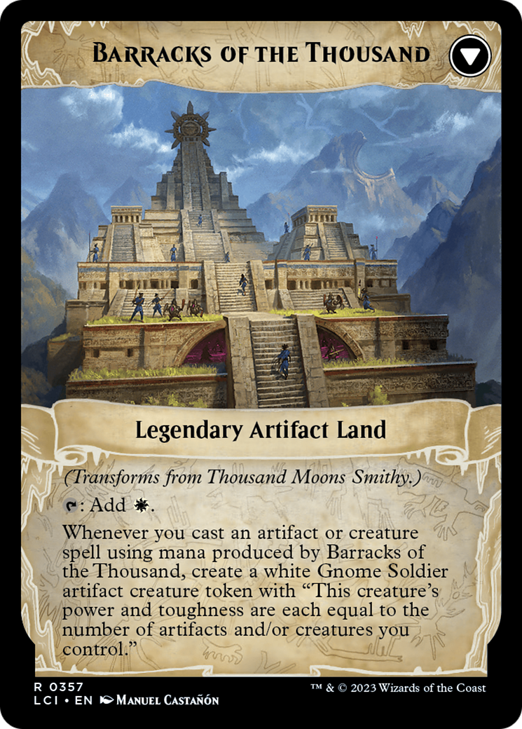 Thousand Moons Smithy (Extended Art) // Barracks of the Thousand [The Lost Caverns of Ixalan] | Dragon's Lair Comics and Fantasy Houston TX