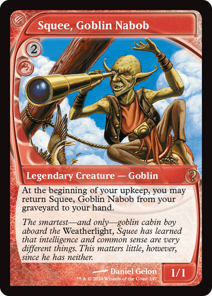 Squee, Goblin Nabob (Future Sight) [Mystery Booster 2] | Dragon's Lair Comics and Fantasy Houston TX