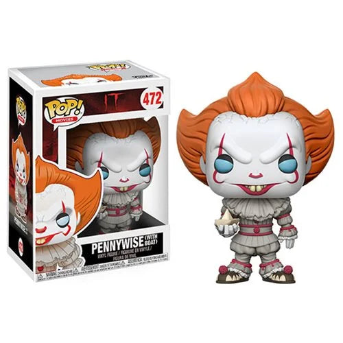 Funko Pop! It Movie Pennywise W/Boat Vinyl Figure | Dragon's Lair Comics and Fantasy Houston TX