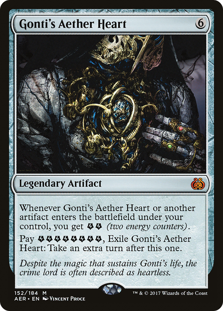 Gonti's Aether Heart (Ripple Foil) [Modern Horizons 3 Commander] | Dragon's Lair Comics and Fantasy Houston TX