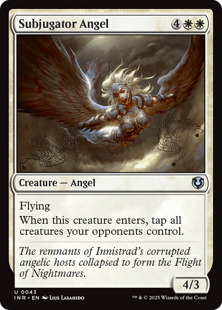 Subjugator Angel [Innistrad Remastered] | Dragon's Lair Comics and Fantasy Houston TX