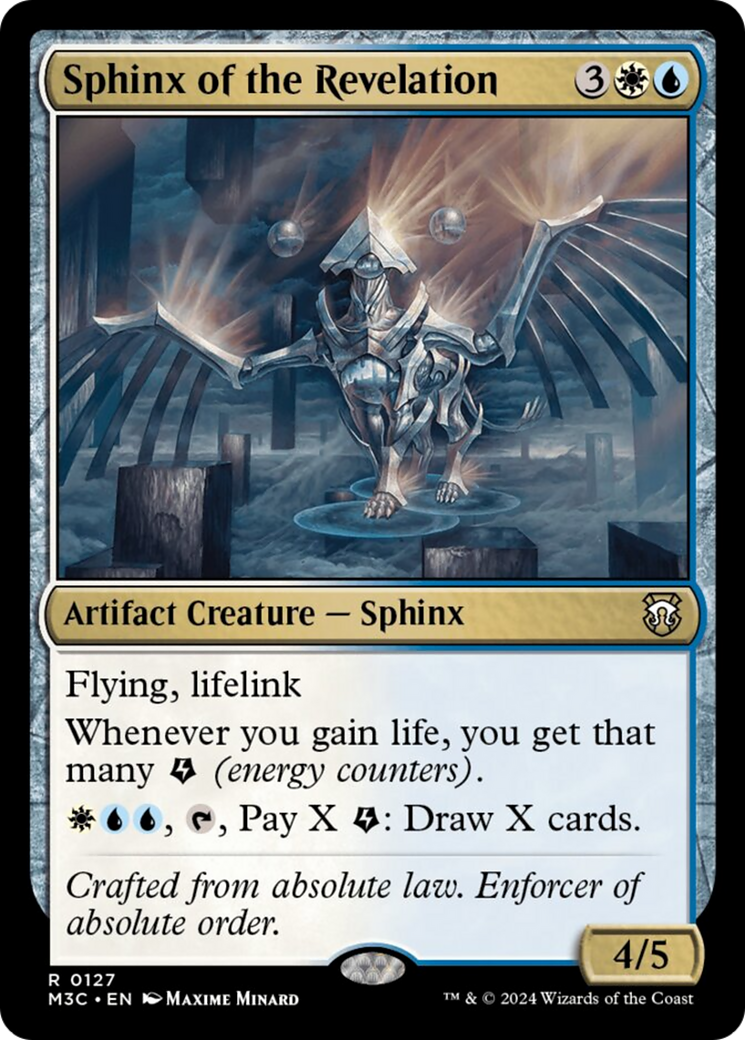 Sphinx of the Revelation [Modern Horizons 3 Commander] | Dragon's Lair Comics and Fantasy Houston TX