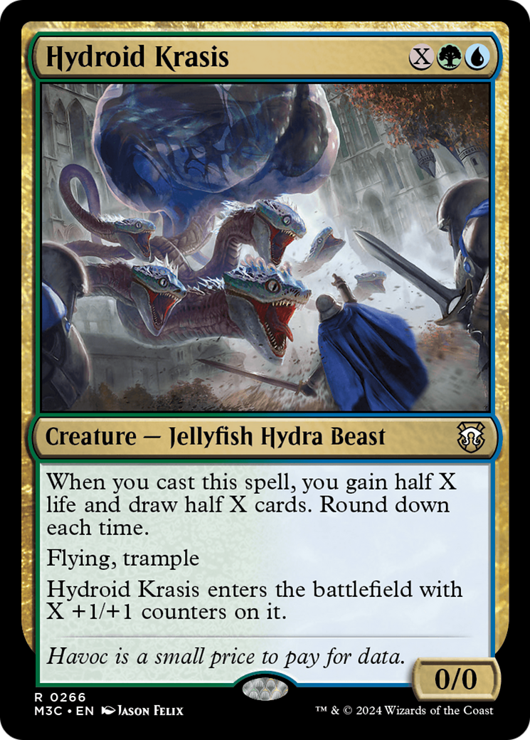 Hydroid Krasis (Ripple Foil) [Modern Horizons 3 Commander] | Dragon's Lair Comics and Fantasy Houston TX