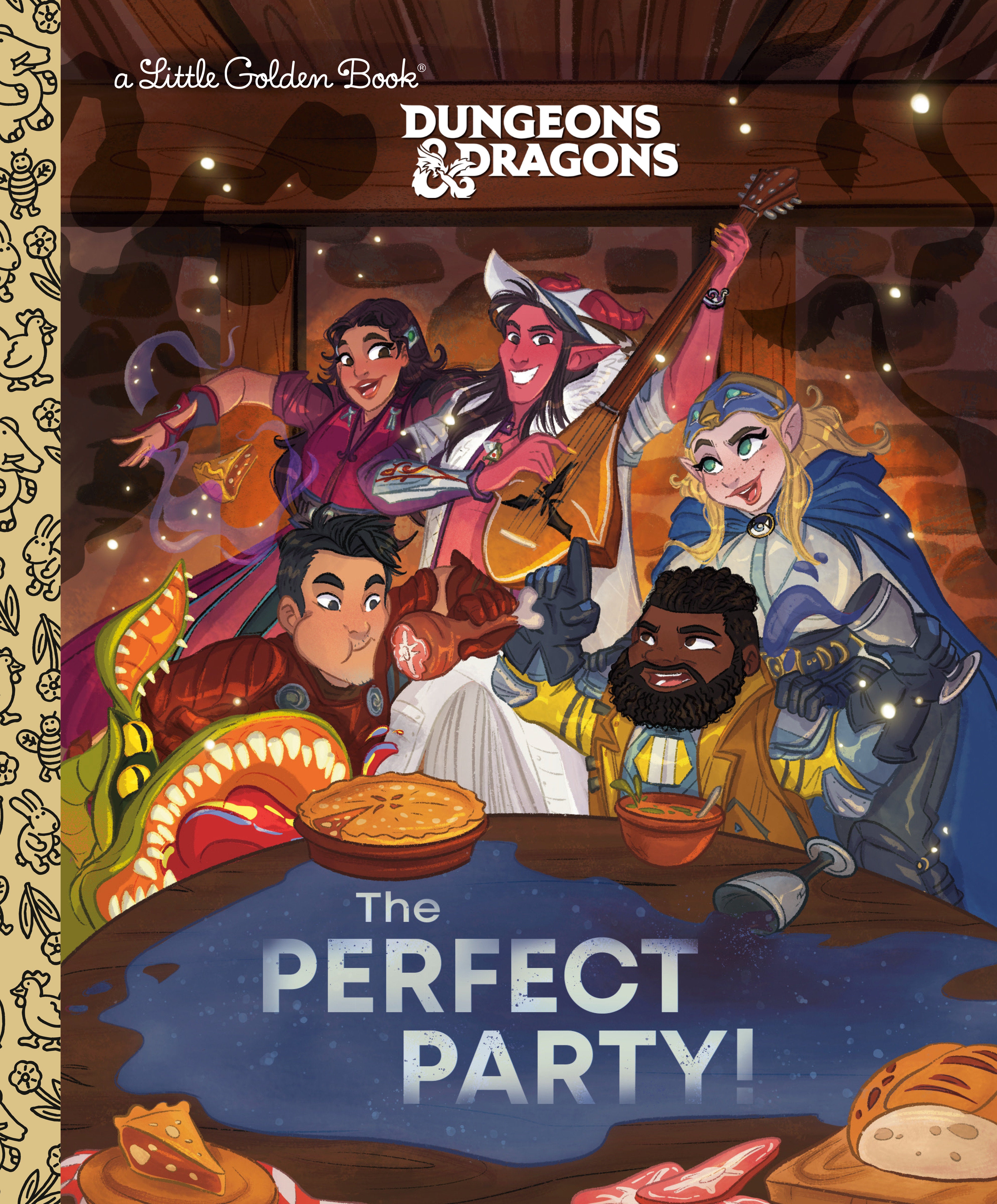 Dungeons & Dragons  Perfect Party Little Golden Book Hardcover | Dragon's Lair Comics and Fantasy Houston TX