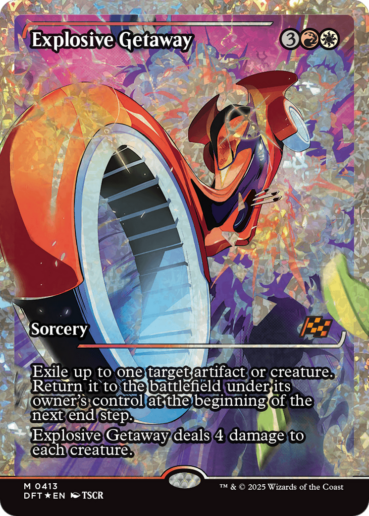 Explosive Getaway (Promo Pack) [Aetherdrift Promos] | Dragon's Lair Comics and Fantasy Houston TX