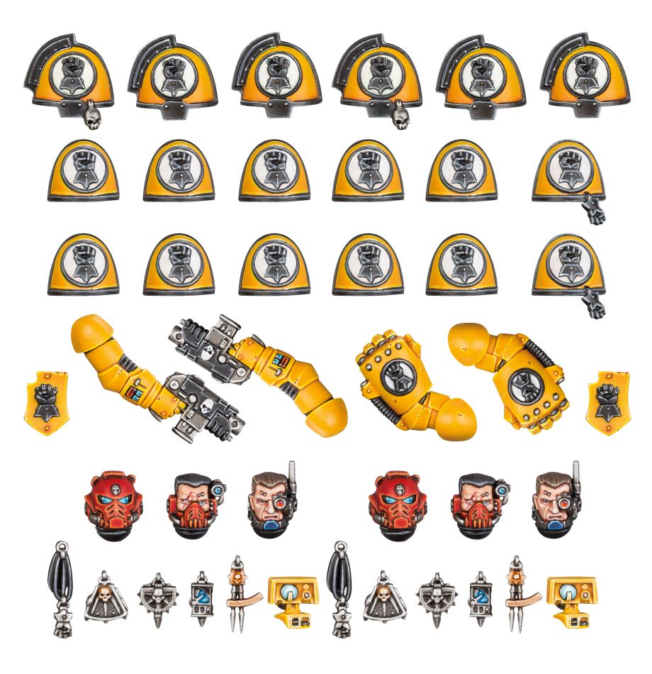 Warhammer 40k: Imperial Fists Primaris Upgrades and Transfers | Dragon's Lair Comics and Fantasy Houston TX