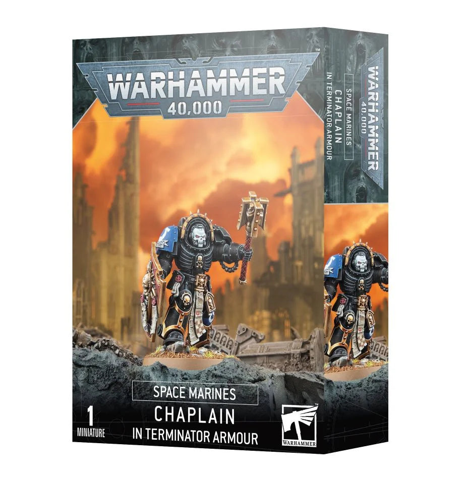 Warhammer 40K: Space Marines Chaplain in Terminator Armour | Dragon's Lair Comics and Fantasy Houston TX