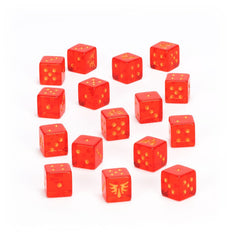 Warhammer 40k: blood Angels Dice Set | Dragon's Lair Comics and Fantasy Houston TX