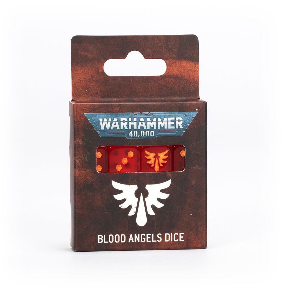 Warhammer 40k: blood Angels Dice Set | Dragon's Lair Comics and Fantasy Houston TX