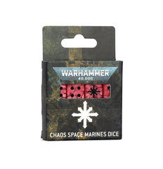 Warhammer 40k: Chaos Space Marines Dice Set | Dragon's Lair Comics and Fantasy Houston TX