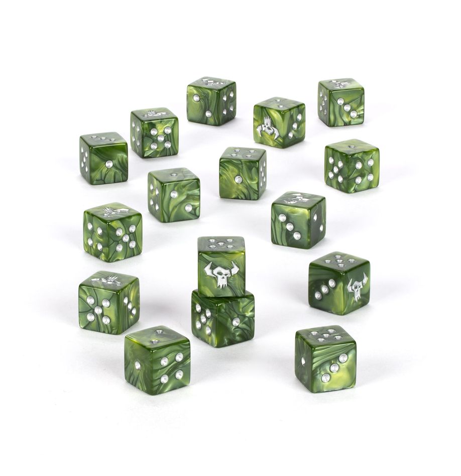 Warhammer 40K: Orks Dice Set 10th Edition 2024 | Dragon's Lair Comics and Fantasy Houston TX