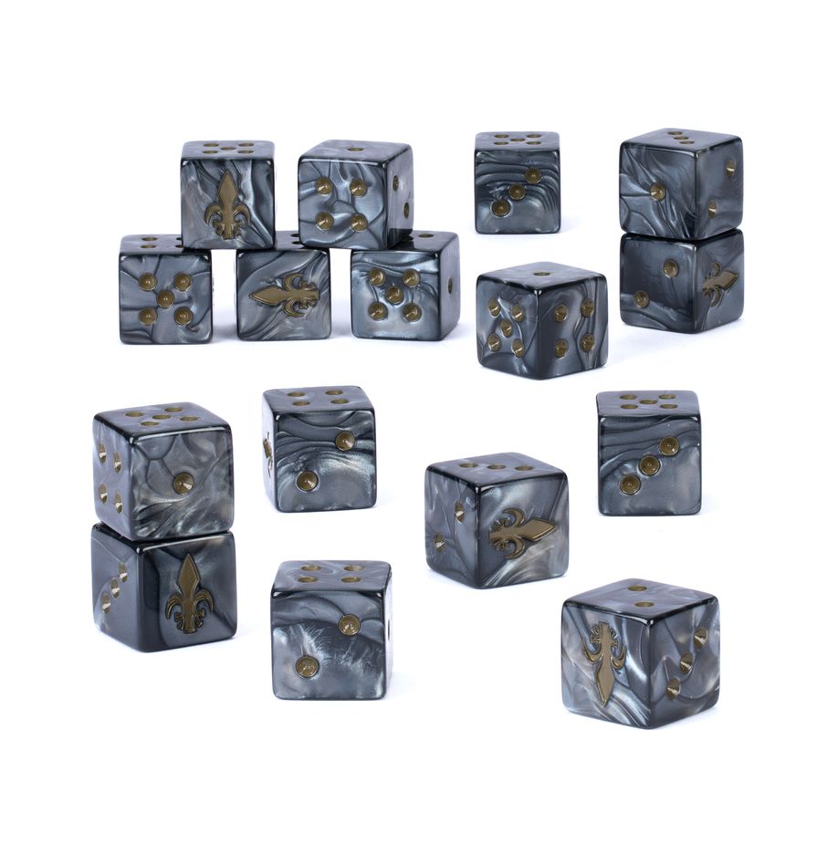 Warhammer 40K: Adepta Sororitas Dice Set | Dragon's Lair Comics and Fantasy Houston TX