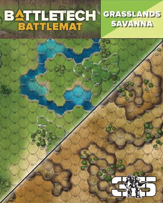 Battletech: Battle Mat - Grasslands/Savanna | Dragon's Lair Comics and Fantasy Houston TX