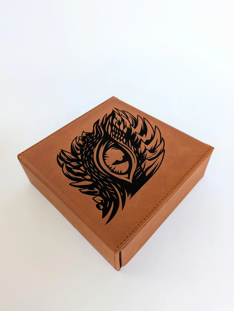 NTSD Gaming Vegan Leather Dice Box, Assorted Styles | Dragon's Lair Comics and Fantasy Houston TX