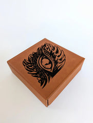 NTSD Gaming Vegan Leather Dice Box, Assorted Styles | Dragon's Lair Comics and Fantasy Houston TX