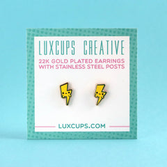 Lightning Bolt Earrings | Dragon's Lair Comics and Fantasy Houston TX