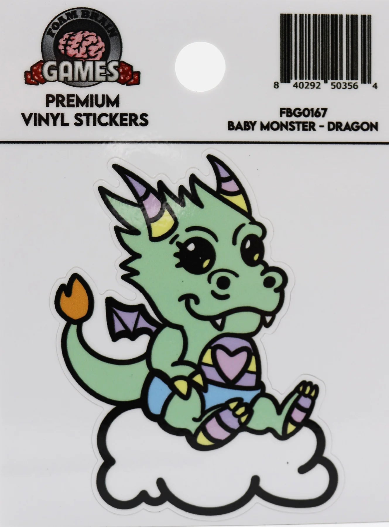 Foam Brain Baby Monster Sticker: Dragon | Dragon's Lair Comics and Fantasy Houston TX