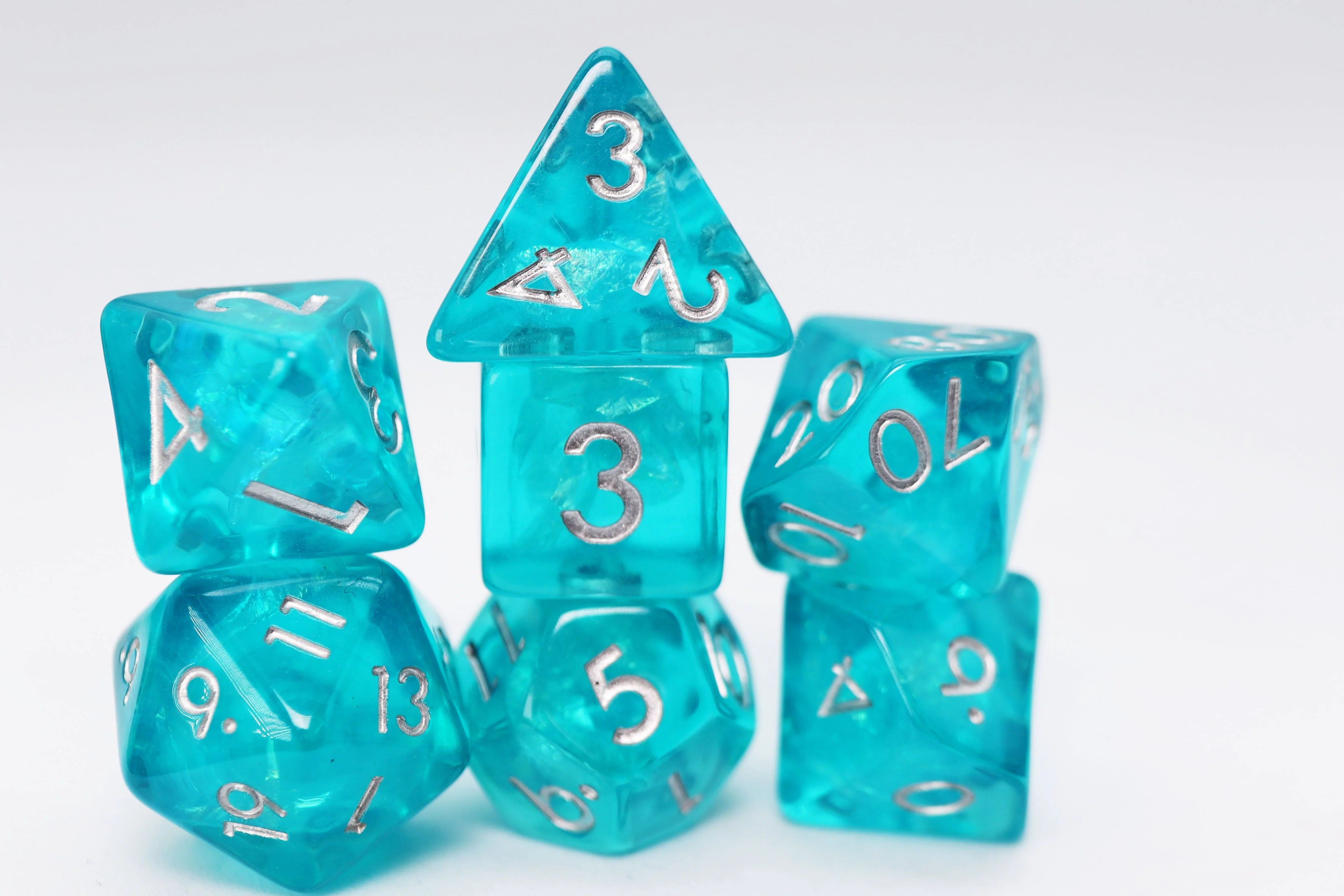 Foam Brain Nucleation Poly 7 Dice Set | Dragon's Lair Comics and Fantasy Houston TX