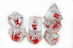 Foam Brain Poly 7 Dice Set Cola | Dragon's Lair Comics and Fantasy Houston TX